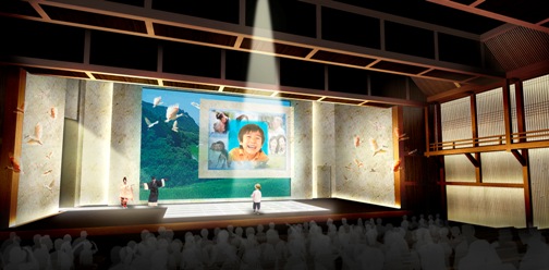 ゾーン3メーンショー「心のつながり」と「開花」