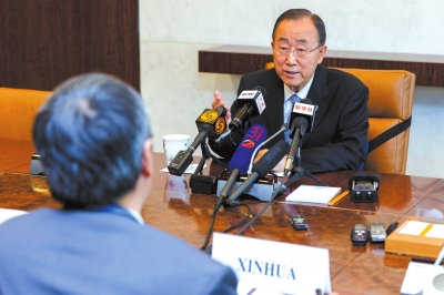 国連事務総長、第2次大戦中の中国の役割を語る
